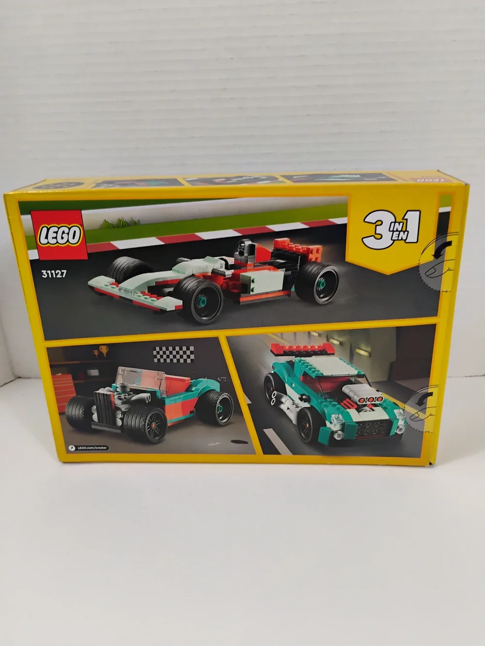 LEGO Creator Street Racer in Teal, Red, White